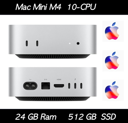 Apple mac mini cpu - m4, |