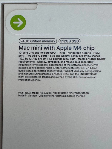 Apple mac mini chip 24gb - mini, m4